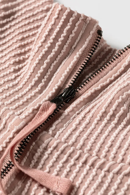 ~PREORDER~ Cozy Current Oatmeal Textured Quarter Zip Top ~PREORDER~