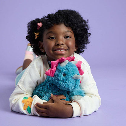 Triceratops Warmies® Large Plush | 13” Microwavable Lavender Scented Stuffed Animal