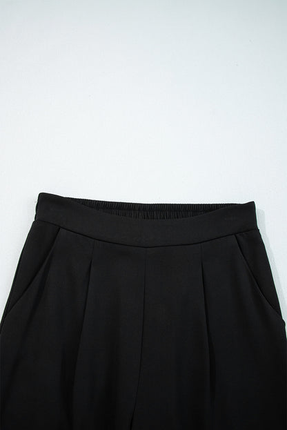 ~PREORDER ~ Polished Pleated Pull-On Straight Pants ~PREORDER ~