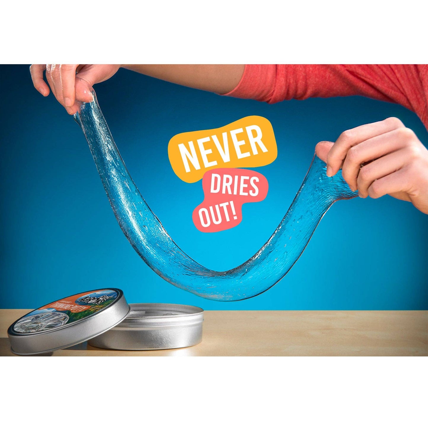 Liquid Glass Thinking Putty® – Crystal Clear Sensory Putty for Kids & Adults