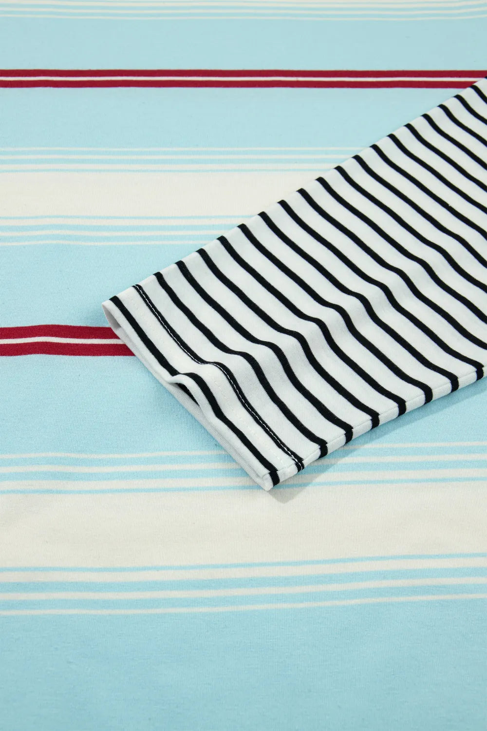 ~PREORDER~ Boardwalk Blues Mixed Stripe Layered Look Top ~PREORDER~