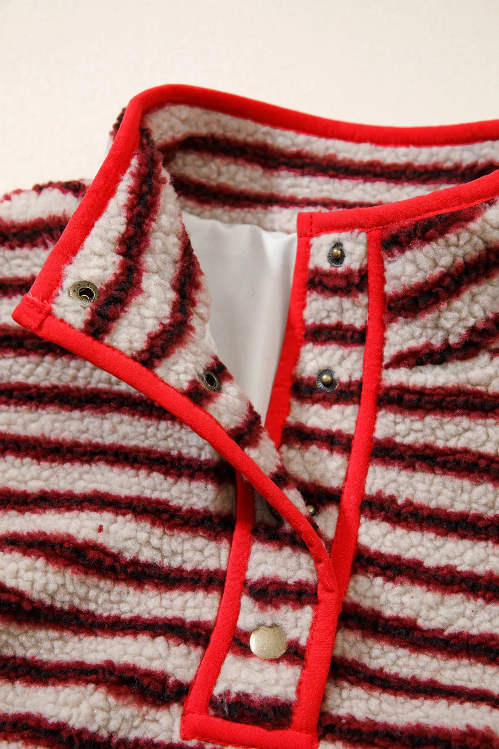 ~PREORDER~ Peppermint Cozy Striped Sherpa Pullover ~PREORDER~