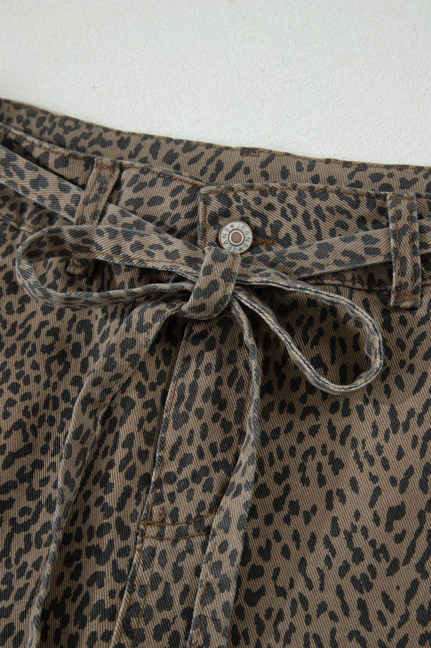 Wild Card Leopard Tie-Waist Shorts | Loose Fit Boutique Shorts