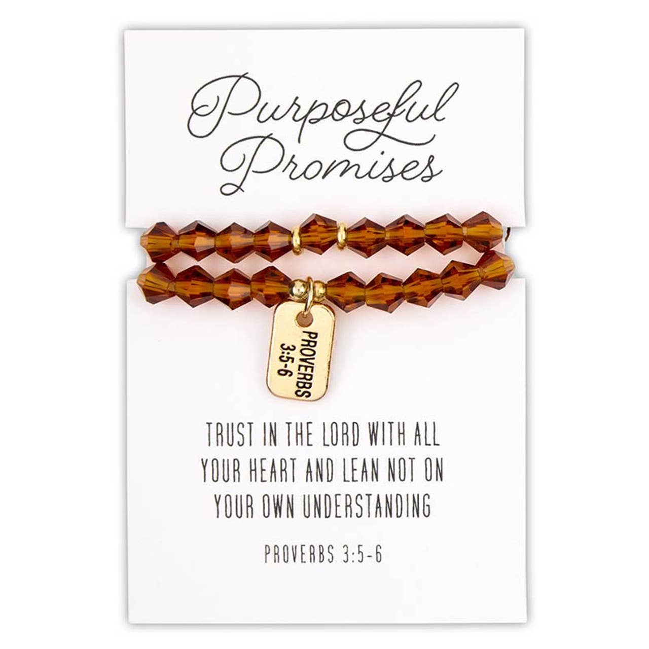 Purposeful Promises Glass Bead Bracelet | Assorted Scripture Bracelet