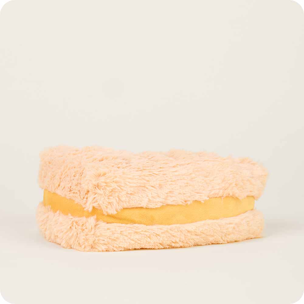 Grilled Cheese Warmies Plush – Microwavable Lavender Scented Heating Pad Comfort Plush
