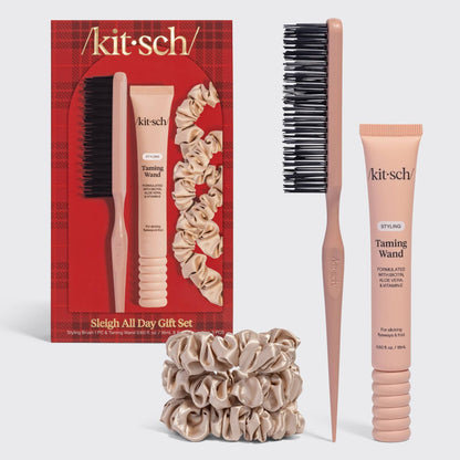 Kitsch Sleigh All Day Gift Set | 5-Piece Holiday Hair Styling Set