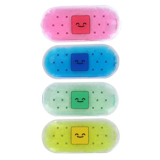 Oopsie Bandz Oopsie Packs front view – reusable mini ice packs for kids
Oopsie Bandz Oopsie Packs fun designs – colorful cold packs displayed
Oopsie Bandz Oopsie Packs in use – child holding small ice pack to forehead
Oopsie Bandz Oopsie Packs close-up – soft flexible gel pack texture
Oopsie Bandz Oopsie Packs flat lay – assorted first-aid ice packs for kids