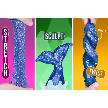 Mermaid Tale® Thinking Putty® – Glow in the Dark Color-Shifting Sparkle Sensory Putty