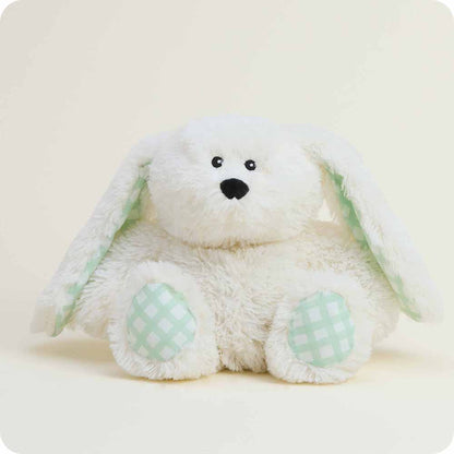 Warmies Gingham Bunny Plush | Large 13" Microwavable Lavender-Scented Weighted Bunny
