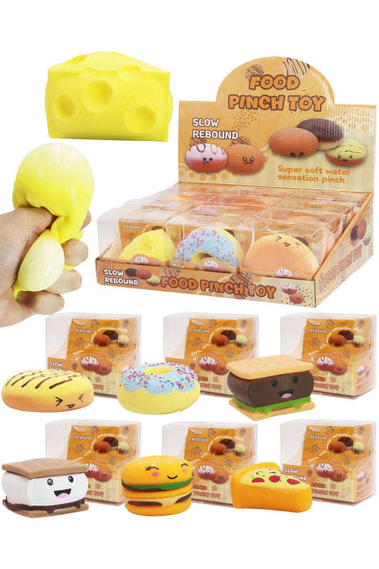 Jumbo Foodie Fluffy Slime Filled Squishy Toy