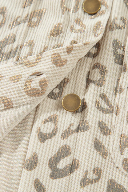 ~PREORDER~ Wildly Neutral Corduroy Leopard Jacket ~PREORDER~