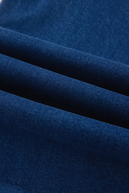 ~PREORDER ~ Sail Blue Hardware Pocket Wide Leg Jeans ~PREORDER ~
