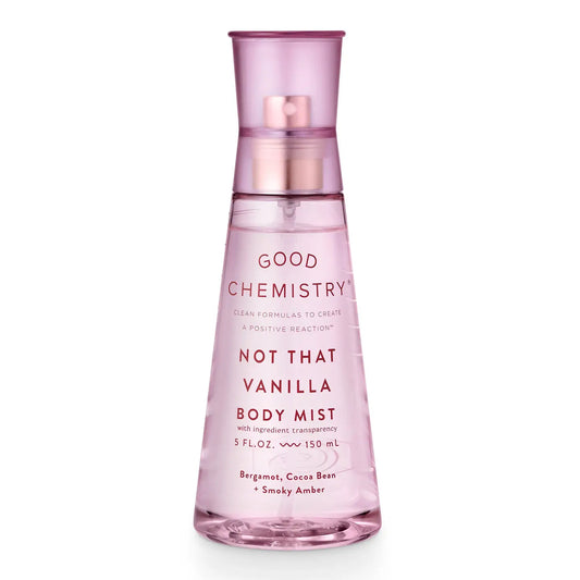 Not That Vanilla Body Mist | Good Chemistry Bergamot Cocoa Bean Amber Body Spray