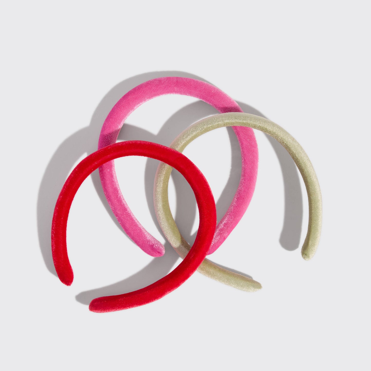 Kitsch Holiday Velvet Headband 3pc Set