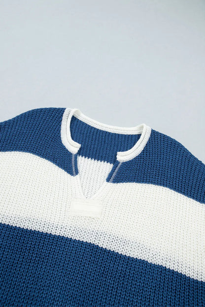 ~PREORDER~ Blue Skies Colorblock Knit Sweater Top ~PREORDER~