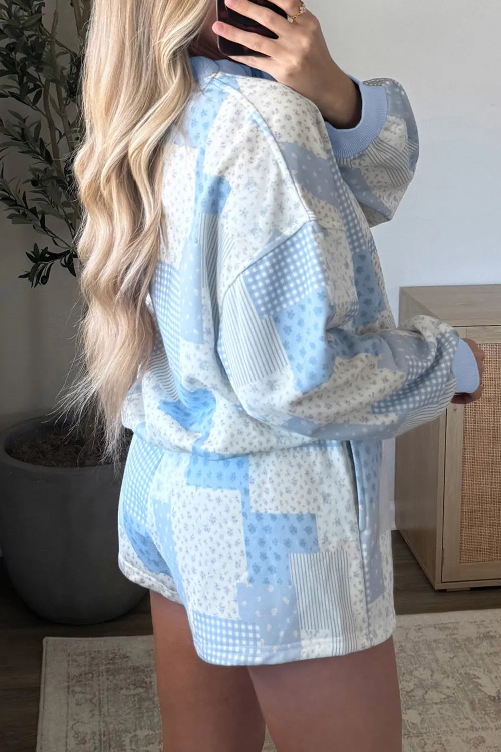 ~PREORDER~ Jesus in Bloom Sky Blue Shorts Set ~PREORDER~