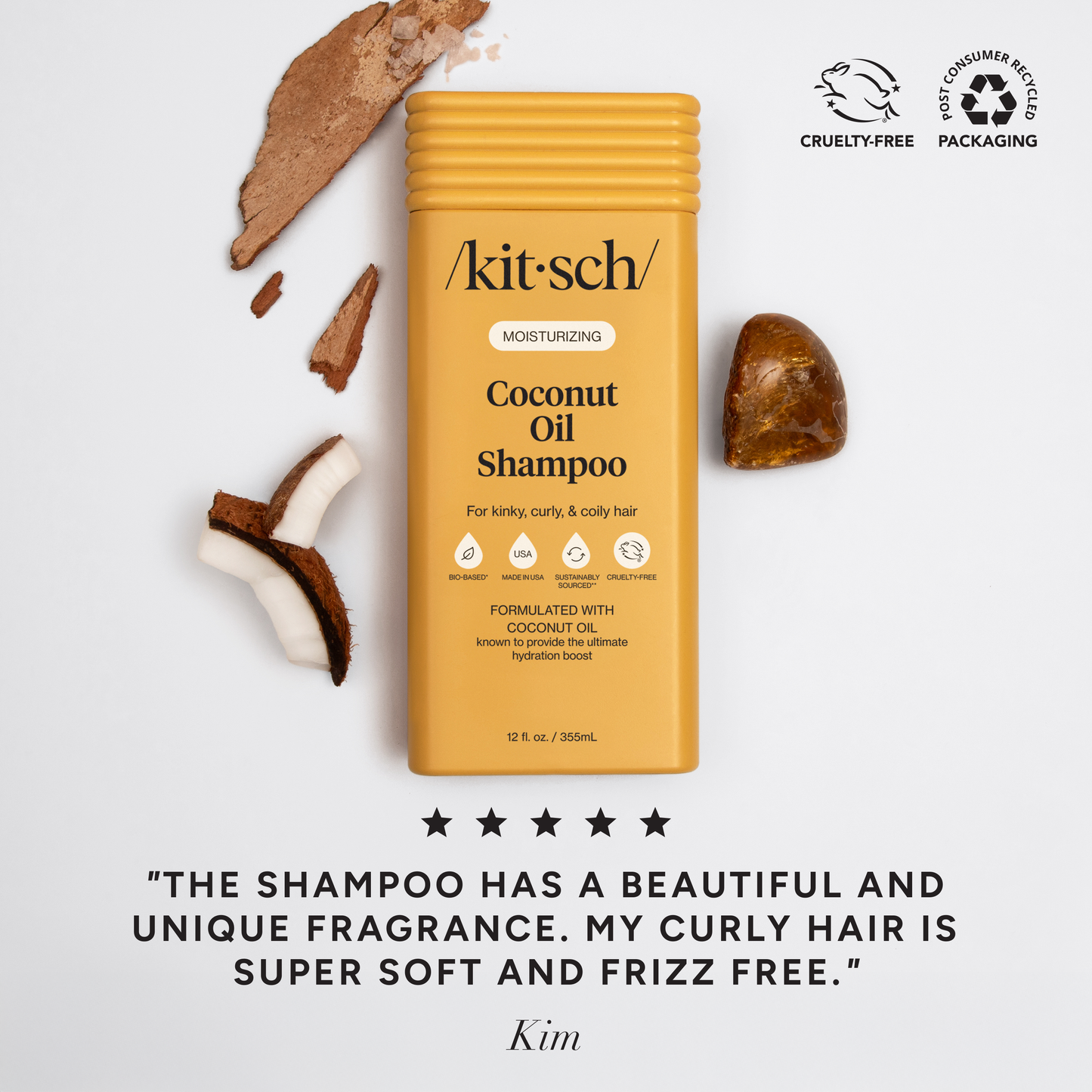 Moisturizing Coconut Oil Shampoo by Kitsch