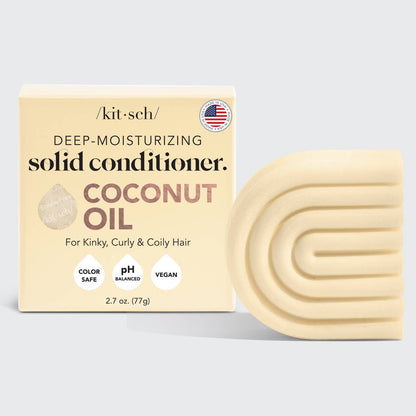 Coconut Repair Conditioner Bar & Mask – Intense Hydration for Dry, Damaged Hair by Kitsch