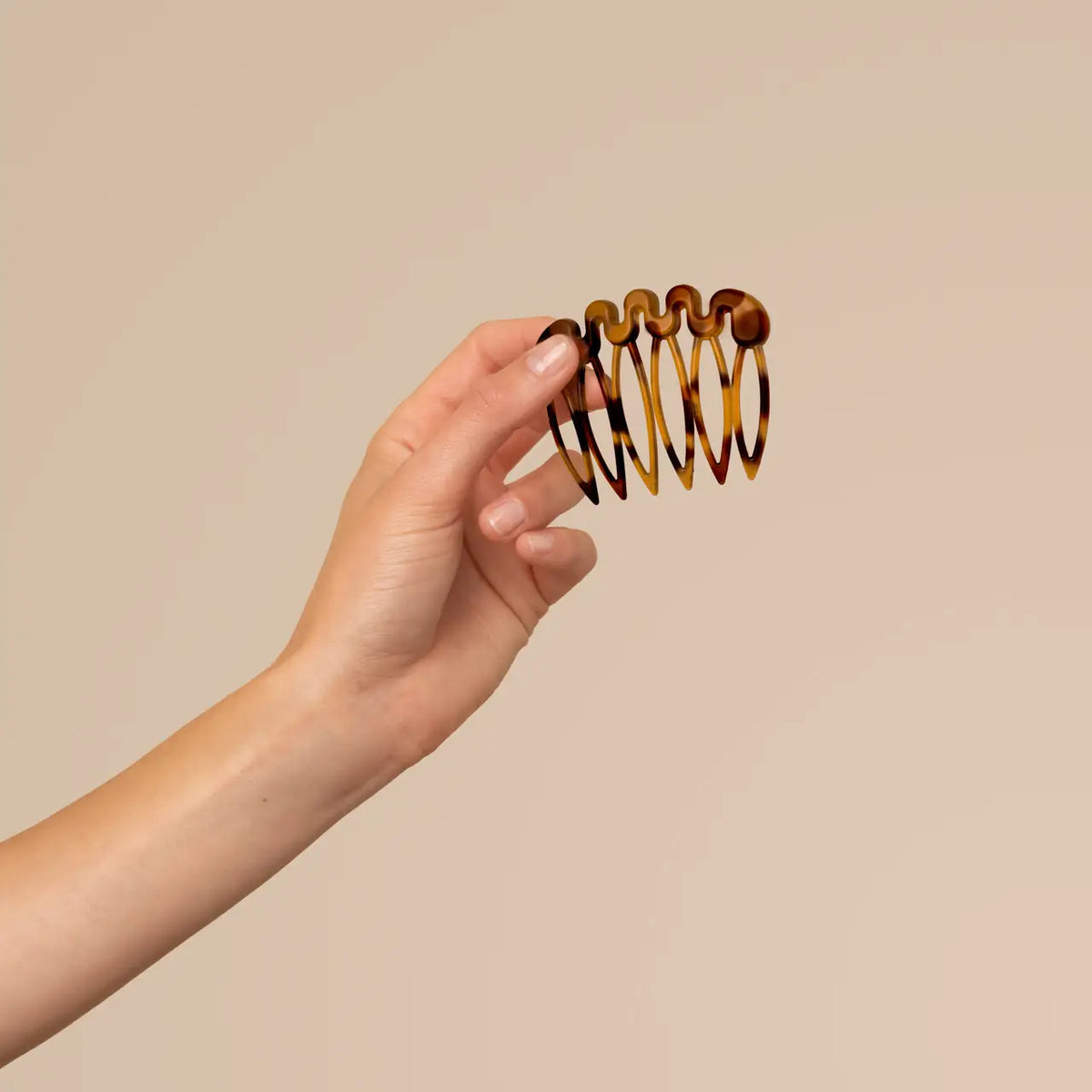 Kitsch Recycled Plastic French Hair Combs 2-Piece Set | Tortoise