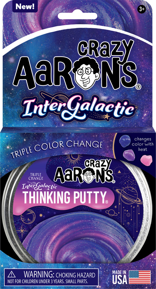 Intergalactic Trendsetter Thinking Putty 4" Tin Crazy Aarons Thinking Putty