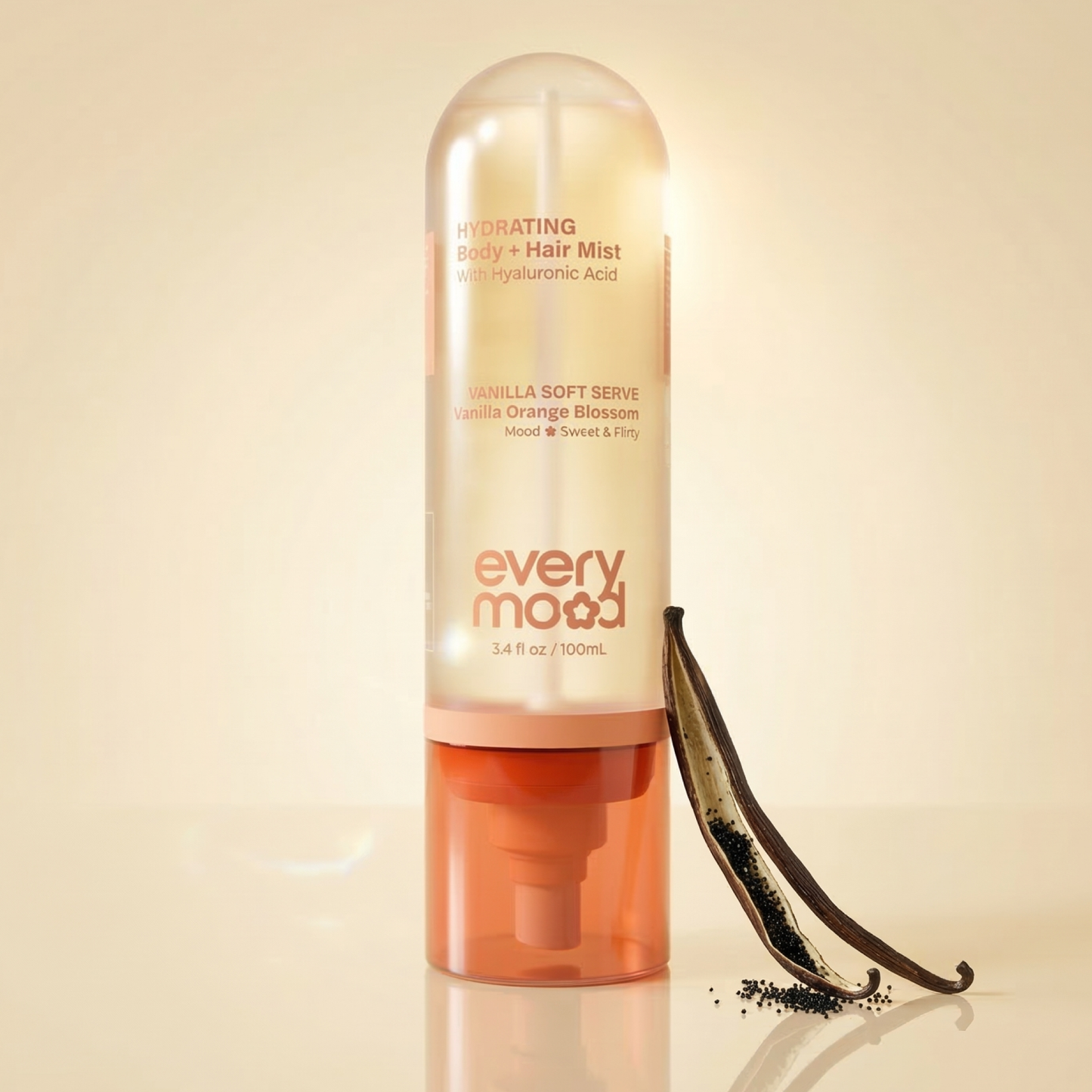 Vanilla Soft Serve Body & Hair Mist | Every Mood Hydrating Mist with Hyaluronic Acid