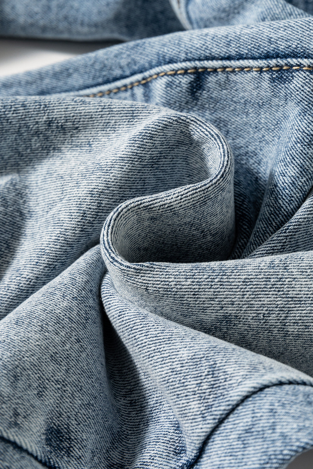 Myosotis High Rise Wide Cuff Jeans