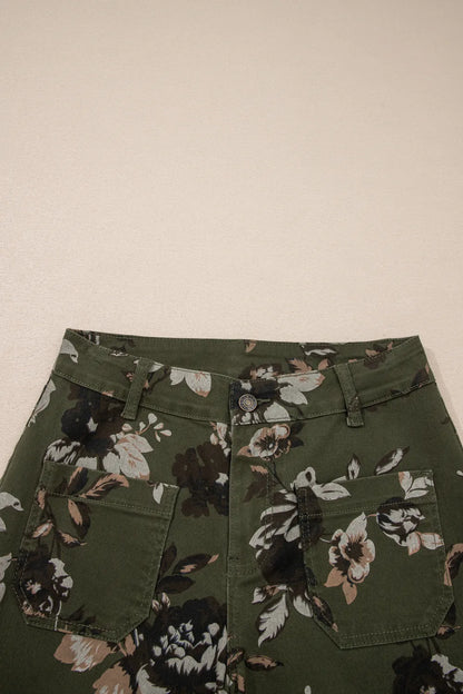 ~PREORDER~ Olive Garden Floral Wide Leg Jeans ~PREORDER~