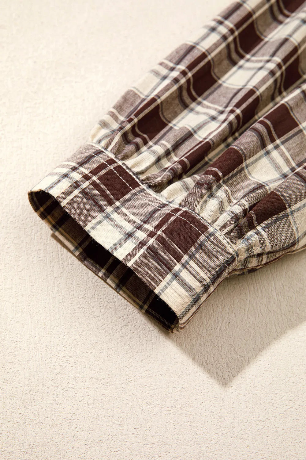 ~PREORDER~ Mocha Morning Plaid Button Front Dress ~PREORDER~