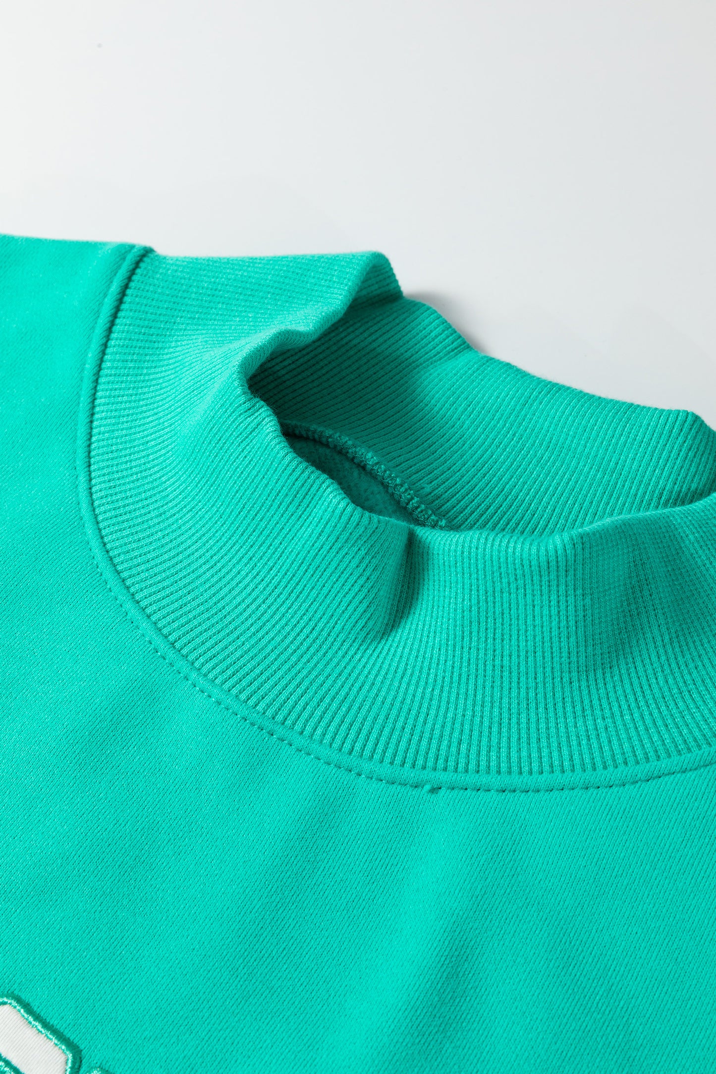 Blessed & Cozy Oversized Mock Neck Sweatshirt | Pink or Sea Green