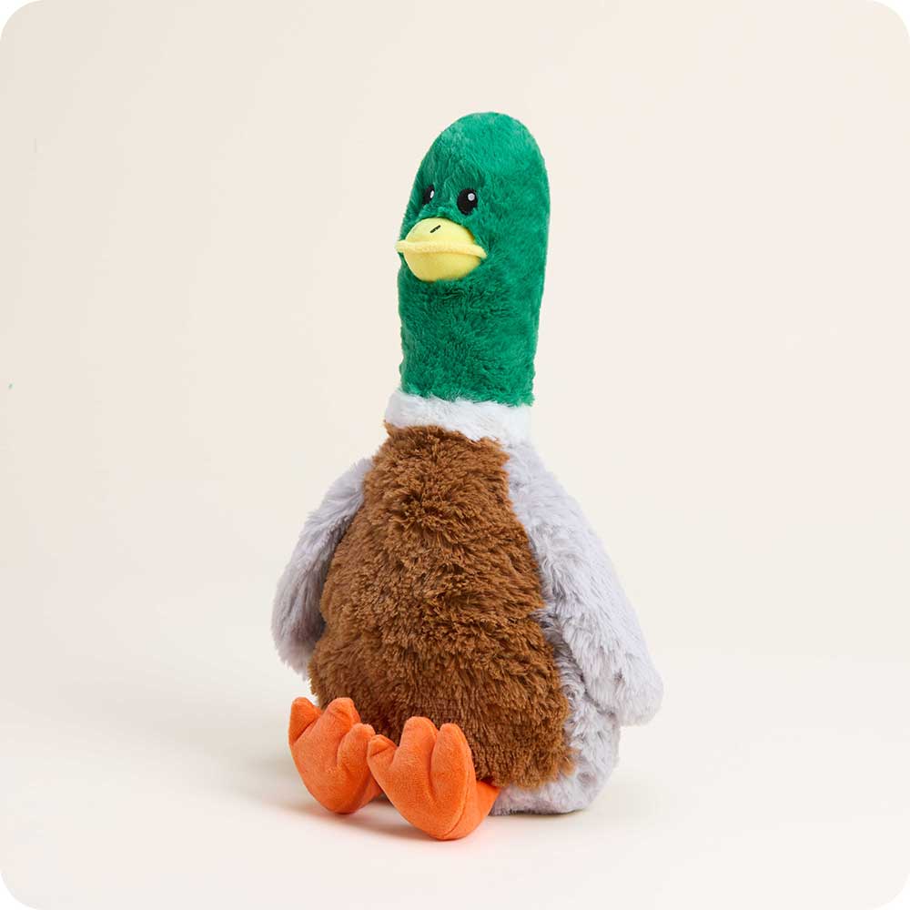 Warmies Mallard Pet Toy – Microwavable Dog & Cat Comfort Toy with Removable Heat Pack