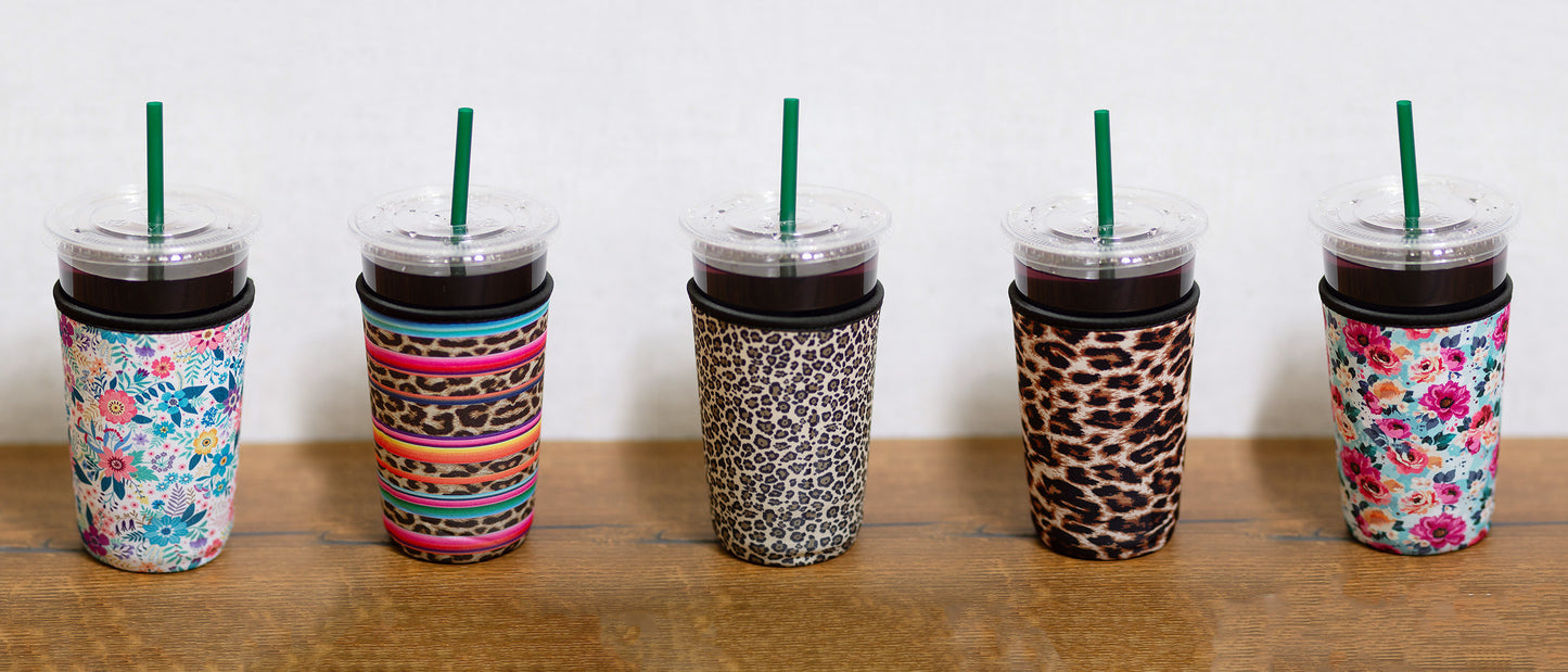 Insulated Neoprene Iced Coffee Sleeves – Fun & Functional Prints