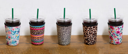 Insulated Neoprene Iced Coffee Sleeves – Fun & Functional Prints