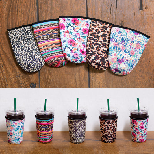 Insulated Neoprene Iced Coffee Sleeves – Fun & Functional Prints