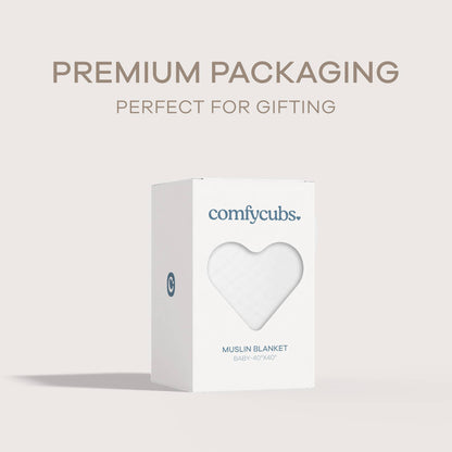 Muslin Baby Blanket | Swaddle Blanket | by Comfy Cubs