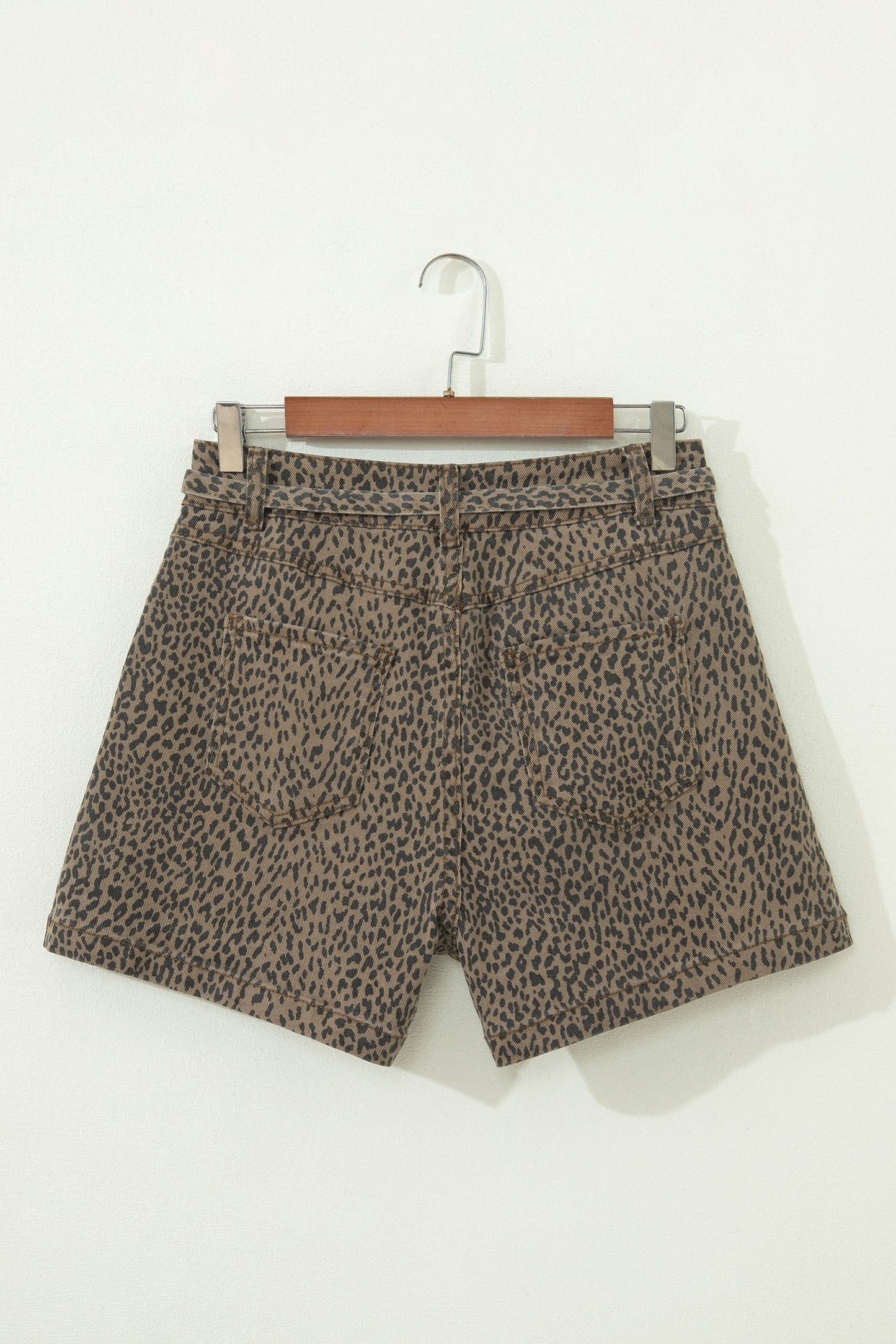 Wild Card Leopard Tie-Waist Shorts | Loose Fit Boutique Shorts