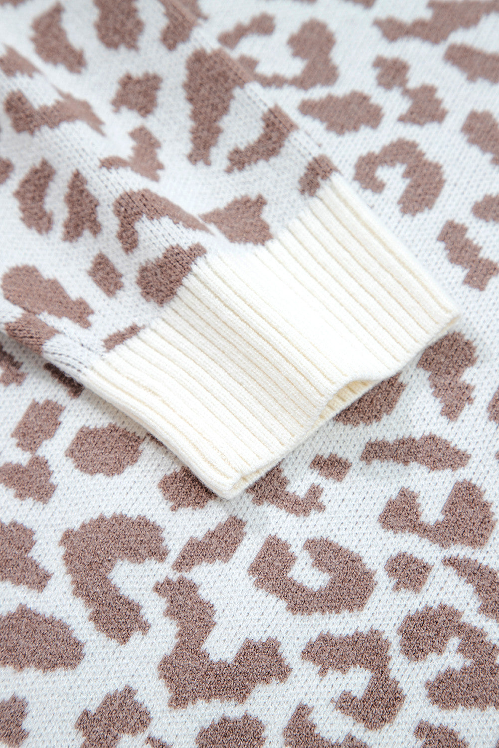 Leopard Knit Button Front Cardigan – Cozy & Chic Style