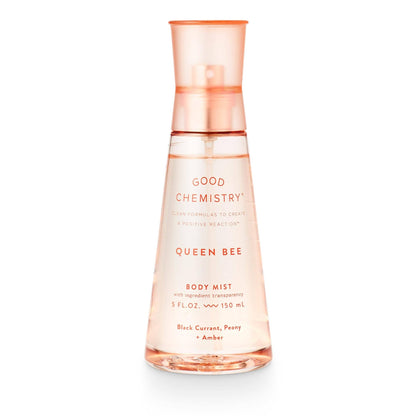 Good Chemistry Queen Bee Body Mist | Black Currant Peony Amber Fragrance Spray