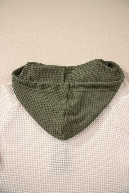 ~PREORDER~ Olive You More Waffle Knit Hooded Pullover ~PREORDER~