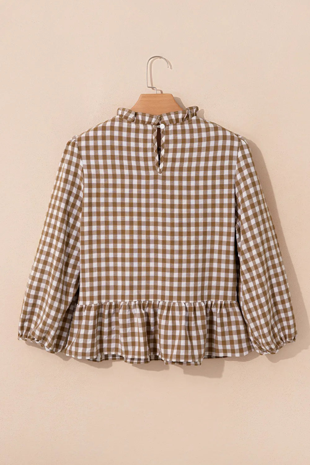 ~PREORDER~ Sweet on Gingham Shirred Peplum Top ~PREORDER~