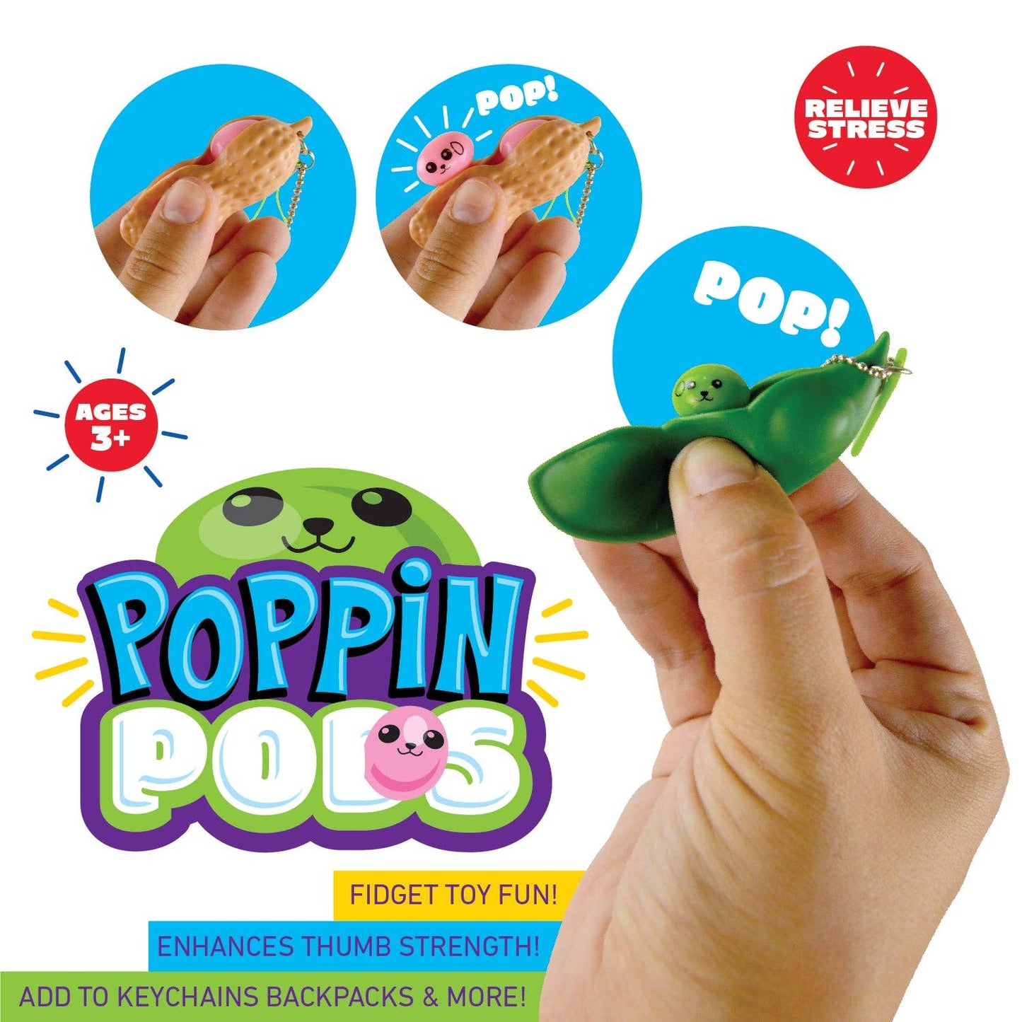 FIDGET STRING BEANS POPPIN PODS