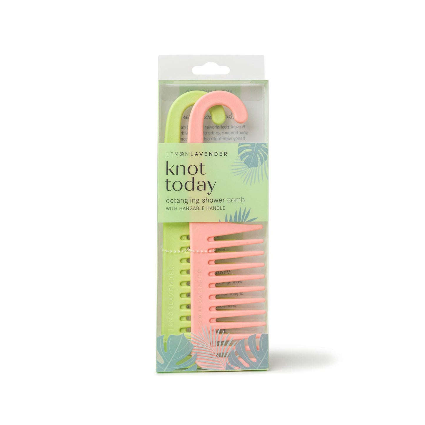 Lemon Lavender Knot Today Detangling Shower Comb