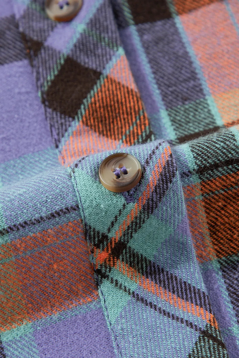 ~PREORDER~ Sunset Plaid Oversized Button Up Shirt ~PREORDER~