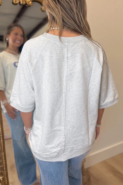 ~PREORDER~ God Is Good Patchwork 3/4 Sleeve Tunic Top ~PREORDER~