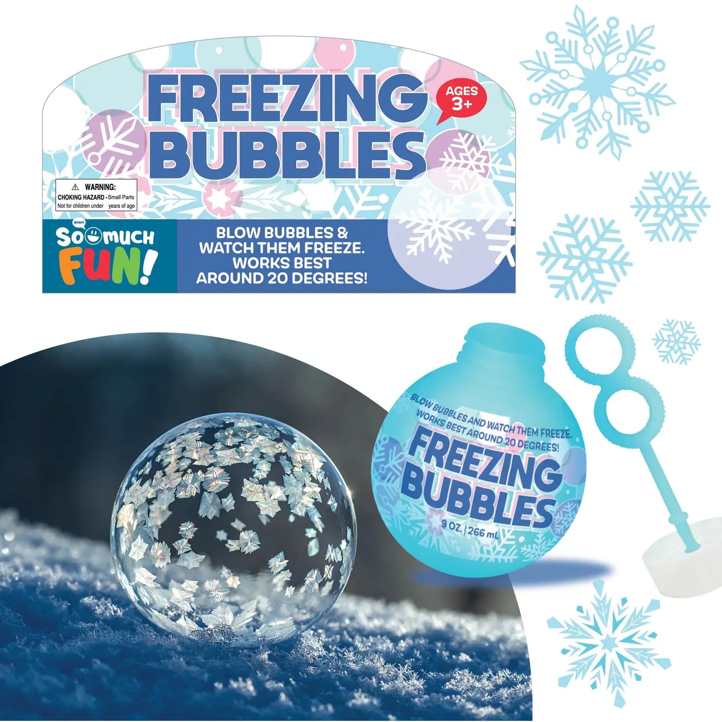 Winter Freezing Bubbles