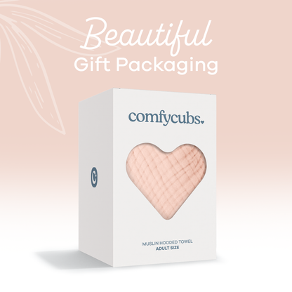 Adult Hooded Towel, Large Hoodie Blanket by Comfy Cubs