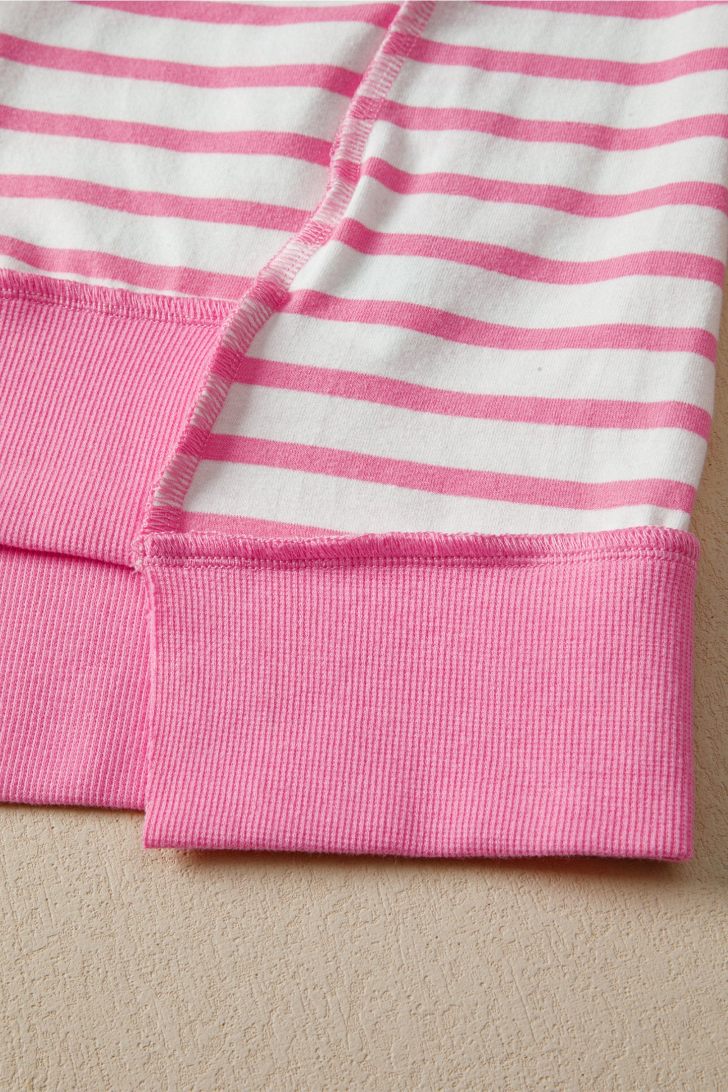 Pink Stripe Button Front High-Low Top 💗