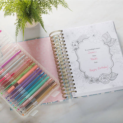 The Illustrated Words of Jesus for Women | Spiral Bound Coloring Devotional