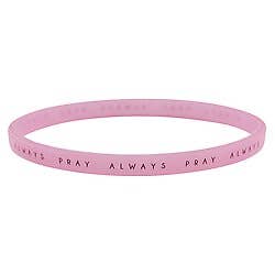 Threads of Faith Fearless Silicone Bracelet Set | 4-Pack Christian Stretch Bracelets
