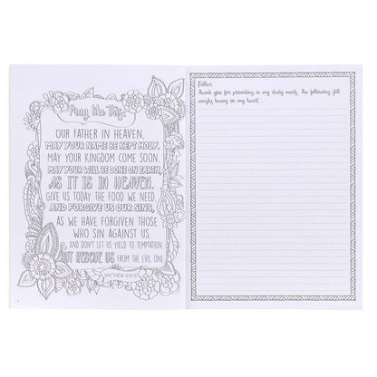 My Coloring Prayer Journal | Guided Christian Prayer Journal with Scripture Coloring Pages