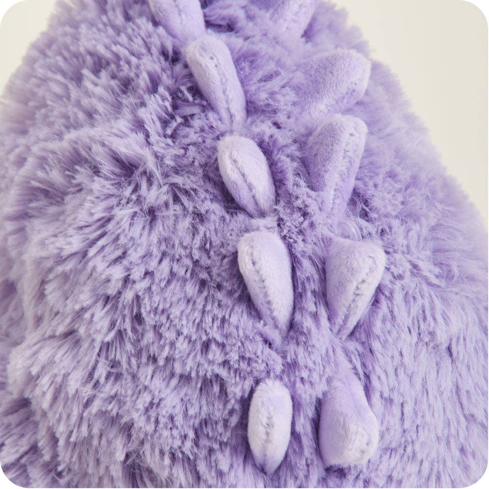 Purple Long Neck Dinosaur Warmies® Plush | Large 13” Microwavable Lavender Stuffed Animal